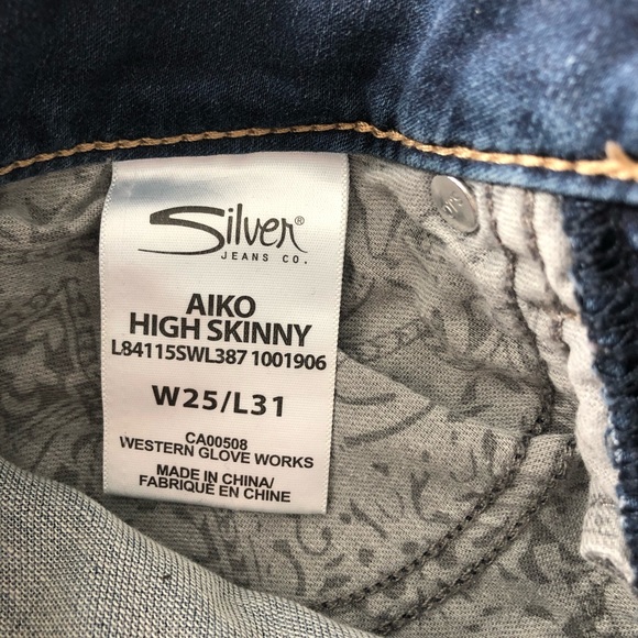 Silver jeans w25 l32 medium wash - Picture 2 of 3